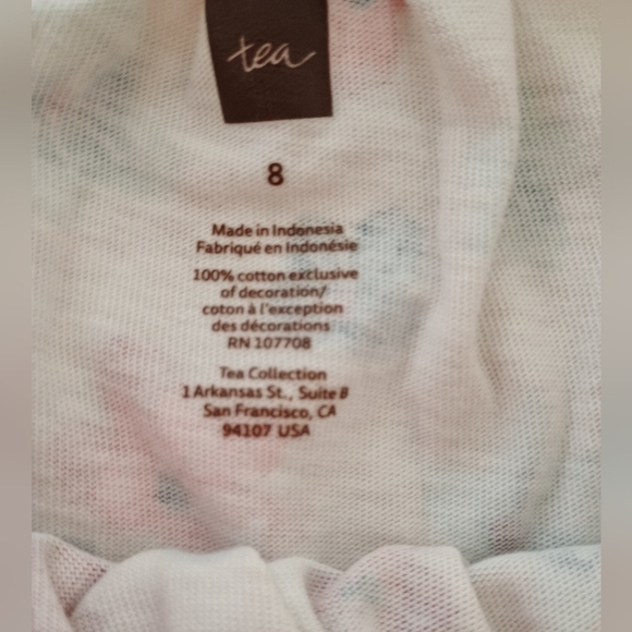 Tea Collection Floral Long Sleeve Dress - Picture 6 of 7